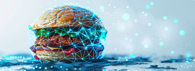 El mundo temático de la inteligencia artificial (IA) para alimentos y bebidas